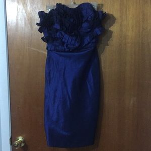 Fabulous wedding / prom dress ! Royal dark blue !